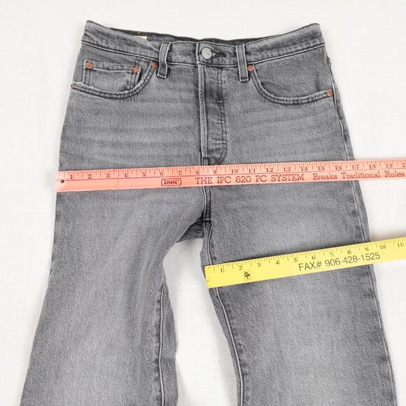 Levi's Premium 501 Jeans Women's 27x26 (29x26 Actual) High Rise Straight Leg - Picture 13 of 13